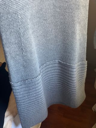 Vestido de lana gris