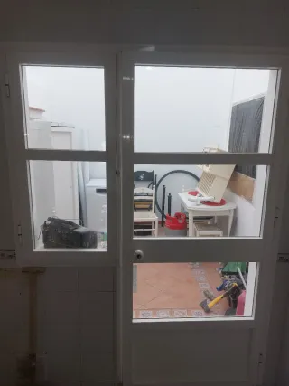 Puerta bandera aluminio