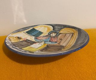 Piatto Natale 1997 Ceramica Albisola