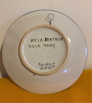 Piatto Natale 1997 Ceramica Albisola