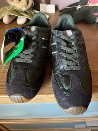 Zapatillas Benetton Marrón/Verde