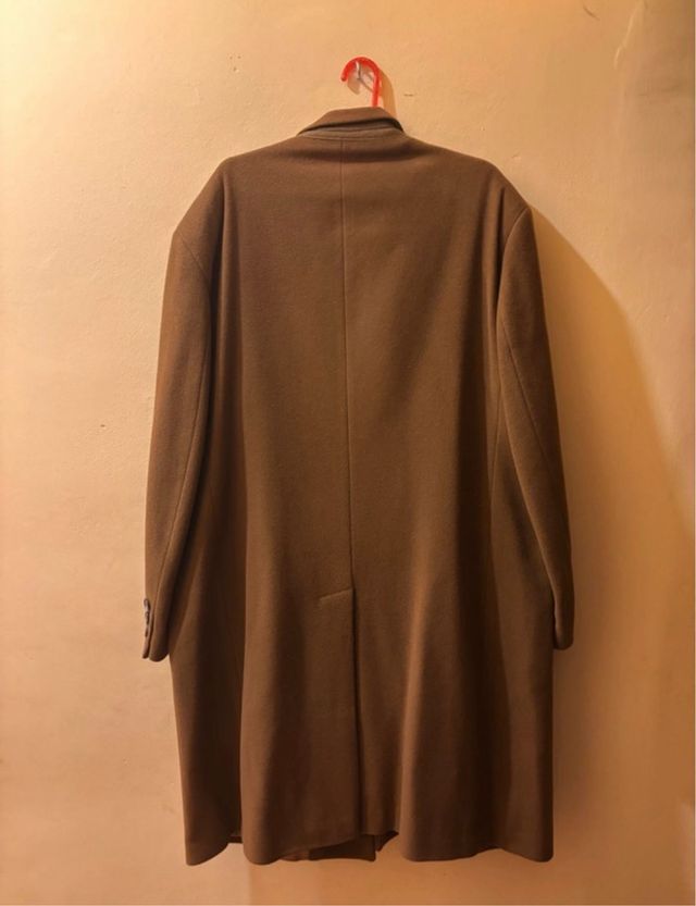 Abrigo de lana y cashmere italiano hombre