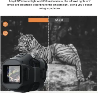 Visor Nocturno Monocular Infrarrojos 1080P