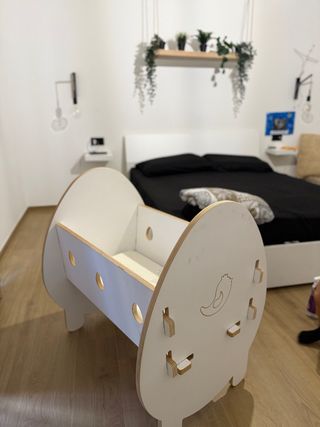 Culla in legno facile da montare