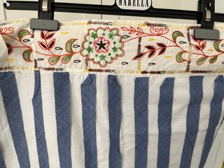 Falda Pareo Etro Rayas Azul Multicolor