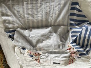 Falda Pareo Etro Rayas Azul Multicolor