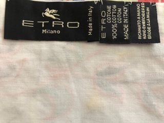 Falda Pareo Etro Rayas Azul Multicolor