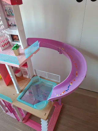 Casa Barbie 3 Pisos con Piscina y Tobogán