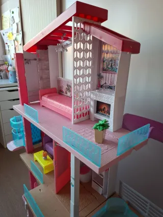 Casa Barbie 3 Pisos con Piscina y Tobogán