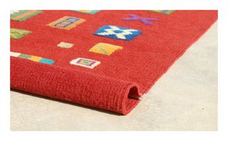 Kilim Kaudani Lana Reversibile Rilievo 184x125 CM