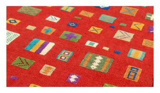 Kilim Kaudani Lana Reversibile Rilievo 184x125 CM