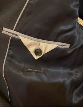 Americana blazer azul hombre