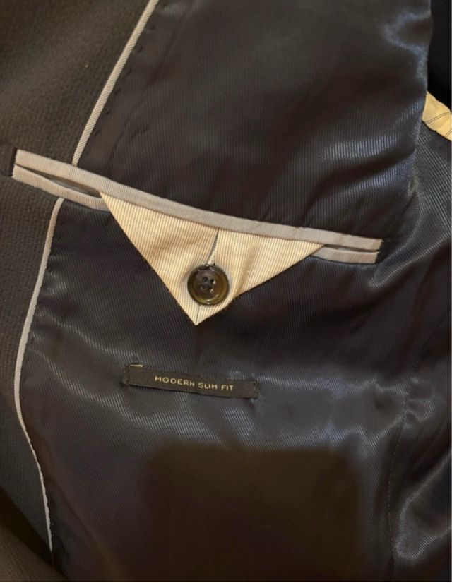 Americana blazer azul hombre