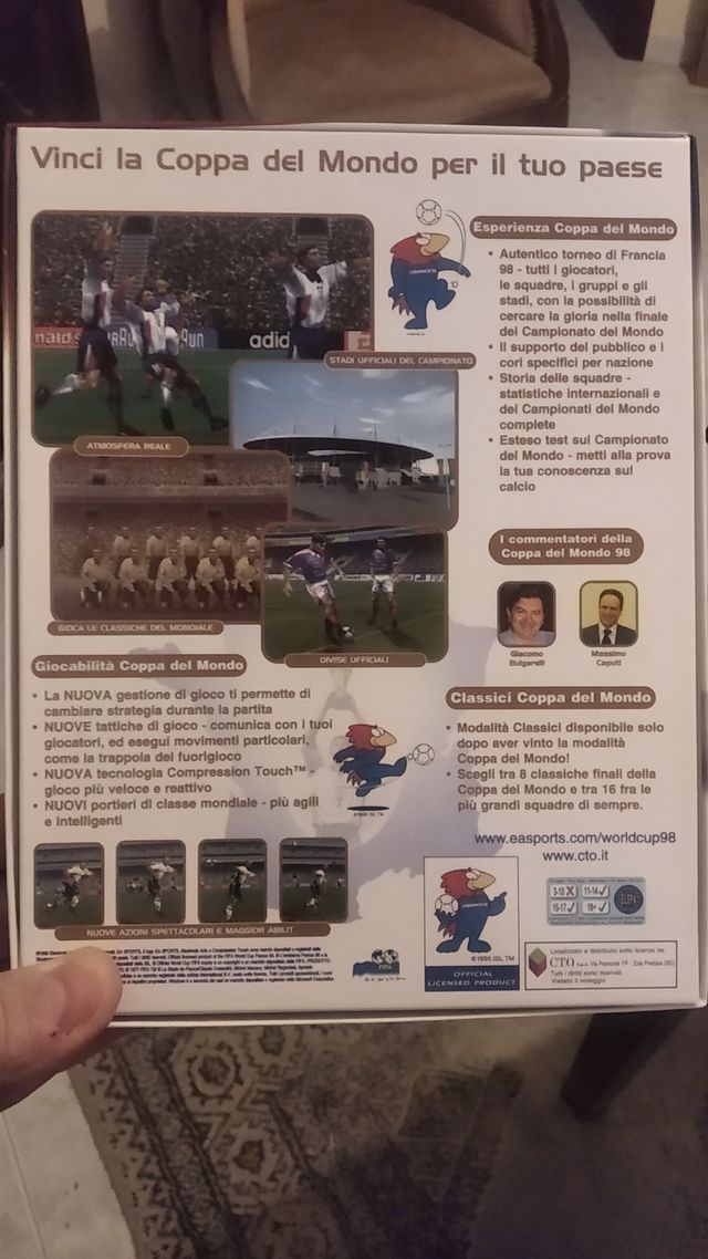 FIFA World Cup '98 EA Sports PC CD