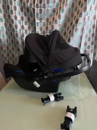silla bugaboo Turtle + adaptadores+ base