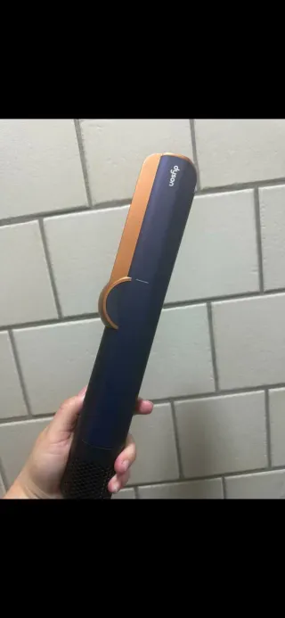 Dyson Plancha Pelo Azul y Dorado