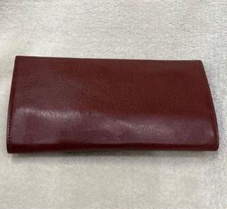 Cartera Retro Vintage de piel marrón para mujer