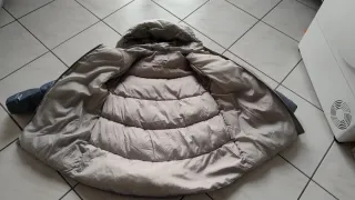 Piumino azzurro taglia S