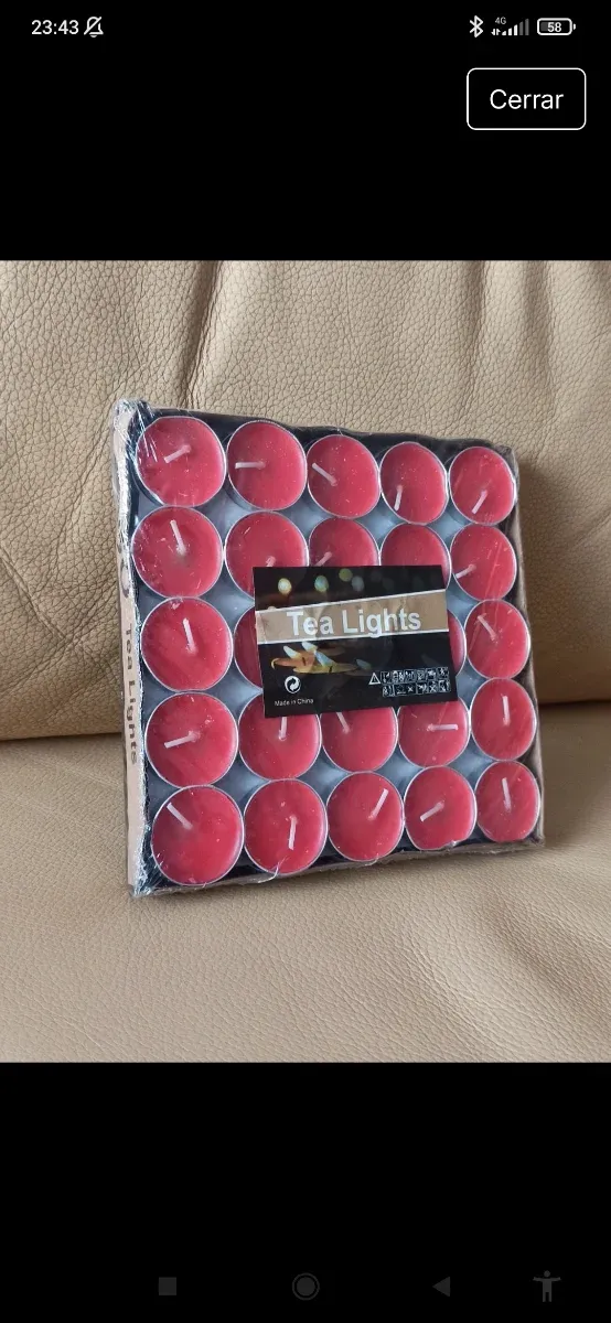 Portavelas "Mano de BUDA" con velas