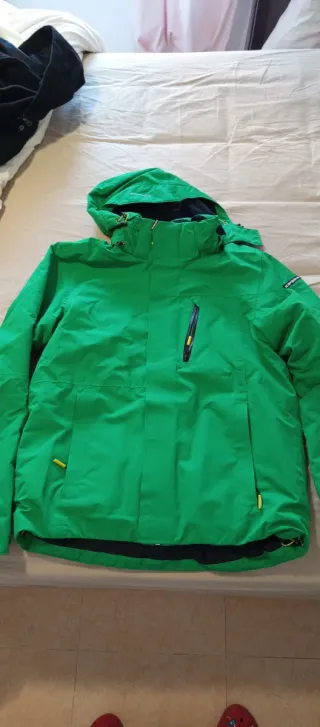 Anorak Nieve Hombre Verde