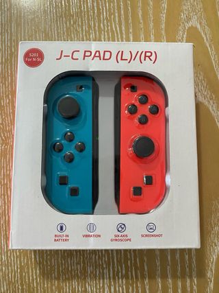 Joycons azul y rojo nintendo switch