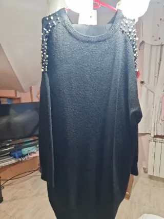 Jersey de lana negro