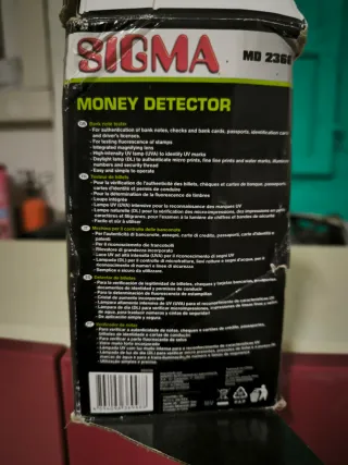 Rilevatore banconote SIGMA MD 2366