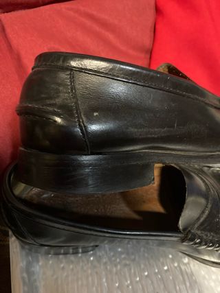 2 Pares Mocasines Piel Negro46se venden por separa