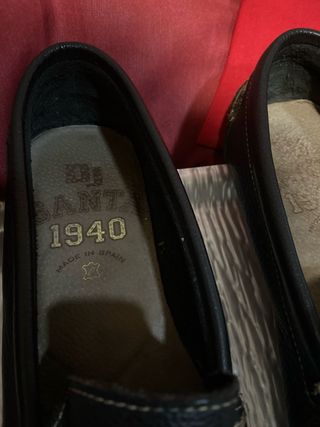 2 Pares Mocasines Piel Negro46se venden por separa