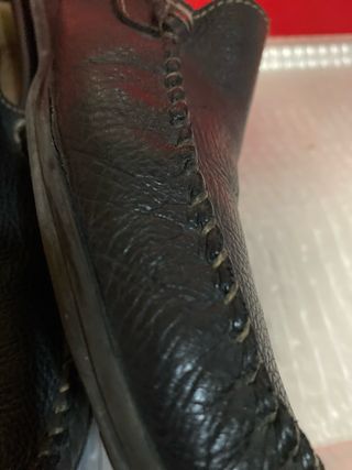 2 Pares Mocasines Piel Negro46se venden por separa