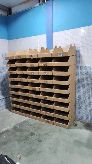 Gavetas de cartón para organización