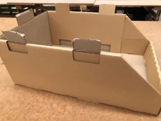 Gavetas de cartón para organización