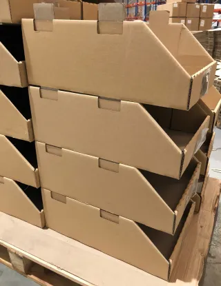 Gavetas de cartón para organización