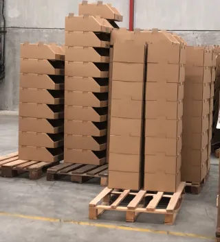 Gavetas de cartón para organización