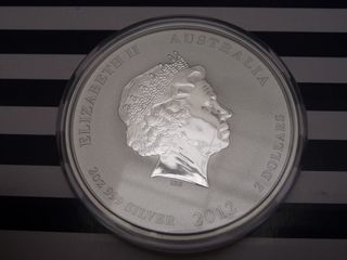 Moneda Plata 999 Dragón 2oz 2012 Lunar