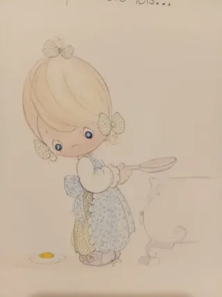 Set 5 cartoline Precious Moments