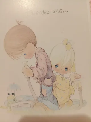 Set 5 cartoline Precious Moments