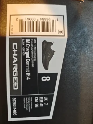 Zapatillas Entrenamiento UA Hombre Negras