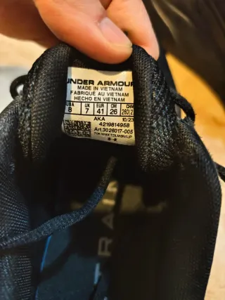 Zapatillas Entrenamiento UA Hombre Negras