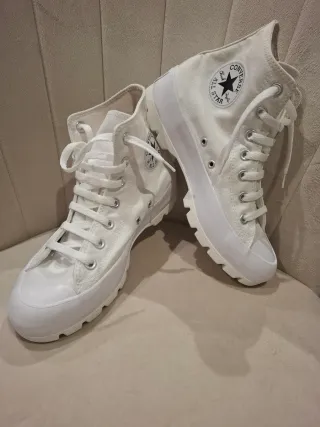 Converse blancas talla 38 color blanco