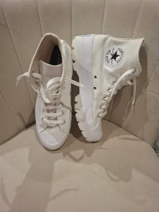 Converse blancas talla 38 color blanco