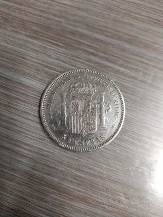 Moneda 1871 Rey de España