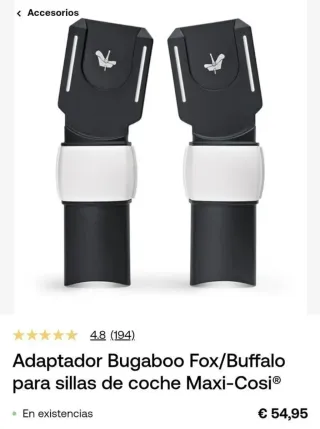 ADAPTADORES BUGABOO FOX 2,3, 5 BUFFALO GRUPO O