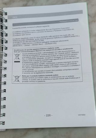 Istruzioni funzioni avanzate Panasonic FZ72