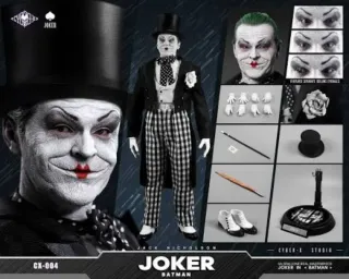Figura Joker 1/6 Batman 89 Cyber-X tipo hot toys