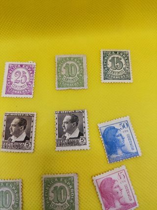 ✅Lote Sellos Antiguos de la Republica Española