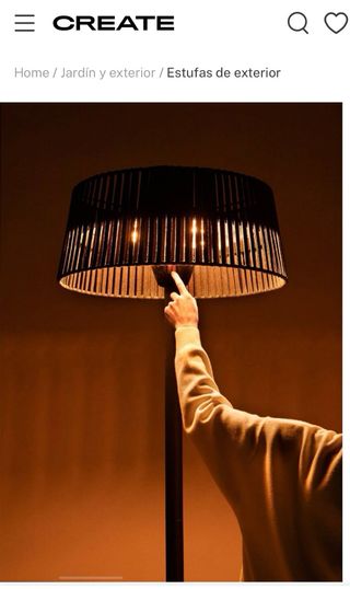 Estufa exterior CRÉATE