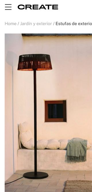Estufa exterior CRÉATE