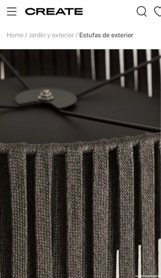 Estufa exterior CRÉATE