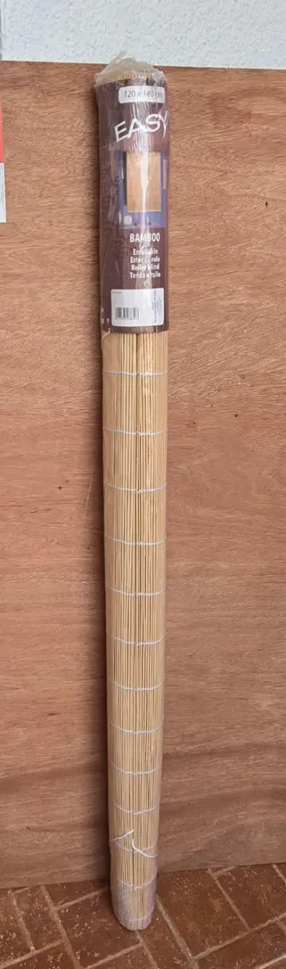 Estor enrollable bambú 120x180 cm